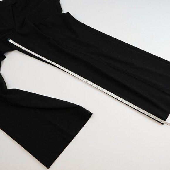 DKNY The Chelsea Pant Wide Leg Black - Size 14 - NWT - Picture 6 of 8